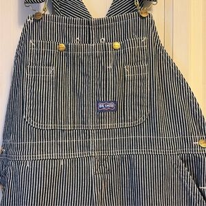 Vintage Big Smith Bib Overalls Railroad 36x30